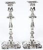 BROADWAY & CO. SILVER PLATE CANDLESTICKS