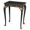 Queen Anne Style Japanned Marble Top Table