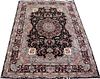 CHINESE TABRIZ ORIENTAL RUGOVER ALL FLORAL 1970