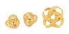 An 18 Karat Yellow Gold Knot Motif Jewelry, 24.10 dwts.