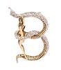 A 14 Karat Yellow Gold, Sterling Silver and Diamond Letter "B" Brooch, Erte, 4.40 dwts.