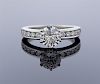 Tiffany &amp; Co Platinum 1.19 RBC Diamond Engagement Ring