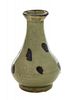 A Celadon Glazed Iron Spotted Porcelain Vase
