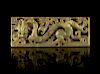 A Reticulated Carved Jade Plaque