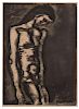 Georges Rouault, (French, 1871-1958), Toujours flagelle (pl. 3 from Miserere), 1922