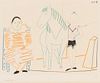 Pablo Picasso, (Spanish, 1891-1973), Clown et Ecuyere, 1954