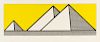 Roy Lichtenstein, (American, 1923-1997), Pyramids, 1969