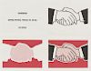 Roy Lichtenstein, (American, 1923-1997), Castelli Handshake Poster, 1962
