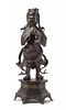 A Bronze Figure of Guanyu
