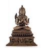 A Tibetan Bronze Figure of Bodhisattva Vajradhara