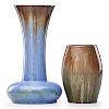 FULPER Two vases, one Prang