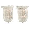 BAROVIER & TOSO Pair of large sconces