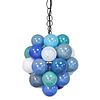 NAHO IINO Small blue chandelier