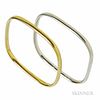 Two 18kt Gold Bangles