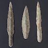 Copper Blades / Spears, From the Collection of Roger "Buzzy" Mussatti, Michigan