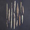 Copper Awls / Pins, From the Collection of Roger "Buzzy" Mussatti, Michigan