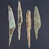 Copper Knives, From the Collection of Roger "Buzzy" Mussatti, Michigan