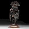 Lowell Talashoma, Sr. (Hopi, 1950-2003) Bronze Sculpture