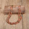 Five Strand Branch Coral Navajo Necklace, Ex C.G. Wallace Collection
