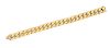 An 18 Karat Yellow Gold Curb Link Bracelet, 88.80 dwts.