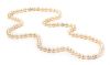 A Cultured Pearl Convertible Necklace, 45.50 dwts.