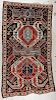 Antique Lenkoran Kazak Rug: 4'2'' x 7'8'' (127 x 234 cm)