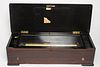 Swiss Antique Music Box, 9-Tune, in Marquetry Case