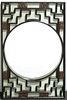 Chinese Carved Wood Mirrored Screen Shutter