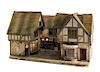 A Victorian Style Street Scene, Height 25 x width 48 x depth 21 inches.
