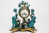 Louis XVI Bronze & Chinese Porcelain Clock