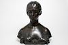 Art Nouveau Bronze Bust of Woman, Antique