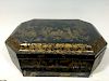 ANTIQUE Chinese Large Lacquer wood Box, 18th Century, Qianlong period. 19" x 13 1/2" x 7" H