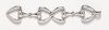 A Sterling Silver Horsebit Bracelet, Gucci, 87.10 dwts.