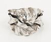 A Sterling Silver Leaf Motif Cuff Bracelet, 27.40 dwts.