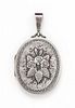 A Victorian Silver Locket Pendant, British, Circa 1881,