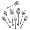 Eight Pieces Sterling Flatware