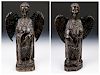 Pair of Carved Wood Angels, Umbria, Ca. 1550