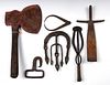 Collection of Misc. Antique Forged Iron Forms