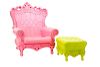 "Design of Love" Baroque Style Chair & Ottoman