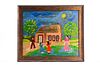 Annie Welborn Outsider Art Painting, Signed