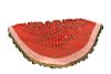 Primitive Folk Art Painted Watermelon Slice