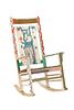 RA Miller Folk Art Painted Rocking Chair