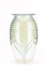 Robert Eickholt 8" Pulled Feather Glass Vase