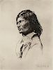 Frank Weston Benson (American, 1862-1951)      Nascaupée Indian