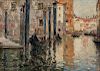 Oliver Dennett Grover (American, 1861-1927)      Canal in Venice