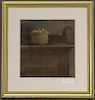Andrew Wyeth Hand Signed Print "Wolf Rivers"