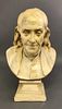 Plaster Sculpture of Benjamin Franklin