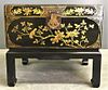 Chinese Black Lacquered Chest