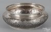 Persian silver bowl, 2 3/4'' h., 7 1/4'' dia.