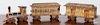 Large wooden ladder wagon and wagon bed, 29'' l.